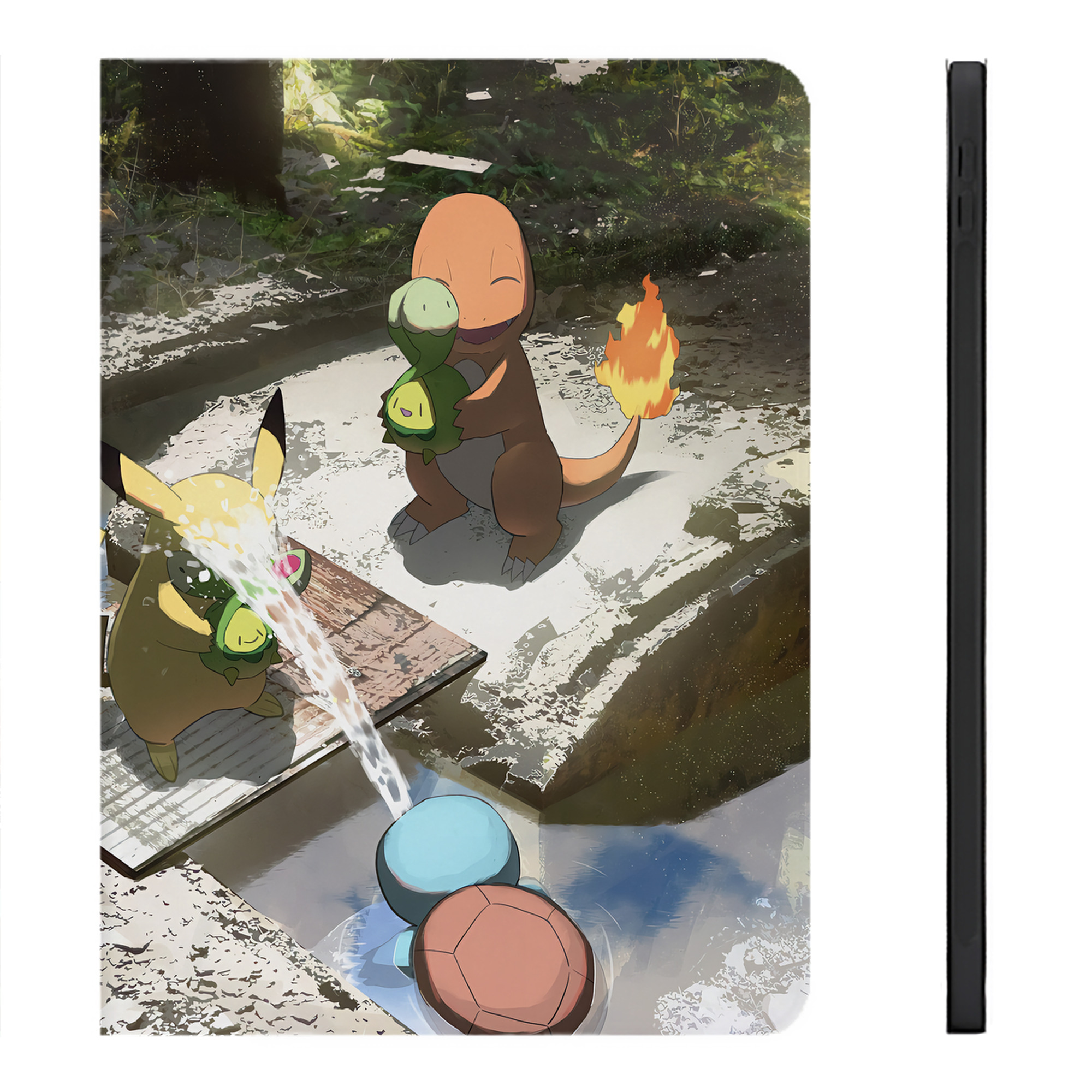 （画像用） ポケットモンスター Pokémon IPadケース ペンホルダー付き ブックスタイルデザイン